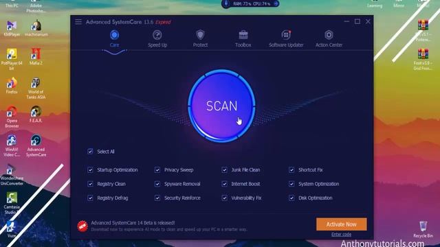 IObit Advanced SystemCare Review | Anthony Tutorials смотреть онлайн