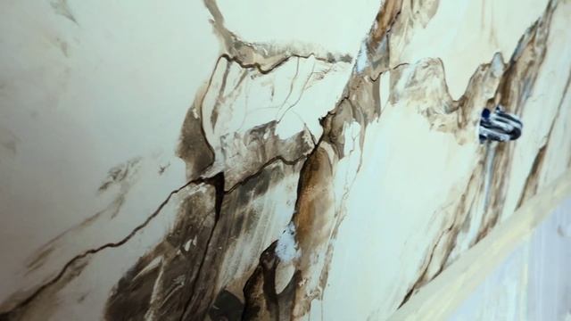 Абрамов Илья. Художник -декоратор.Роспись под мрамор. рабочий момент. Материал. Spiver. смотреть онлайн