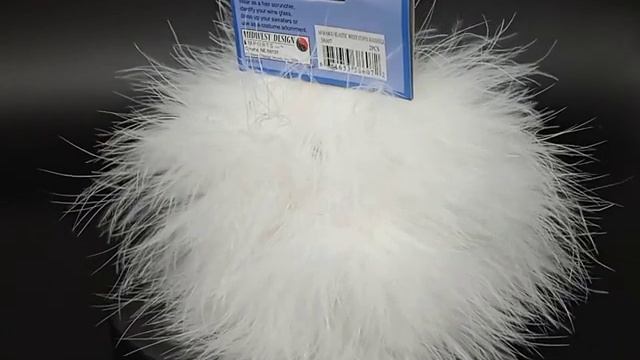 Women's White Marabou Feather Elastic Wrist Cuffs One Pair Hair Scrunchie смотреть онлайн