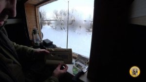 Зимняя рыбалка на Воже. Часть 1. Заезд на избу.