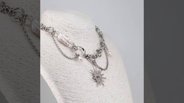 колье в жемчугом #украшения #jewelry #jewellery #кольеручнойработы #чокер