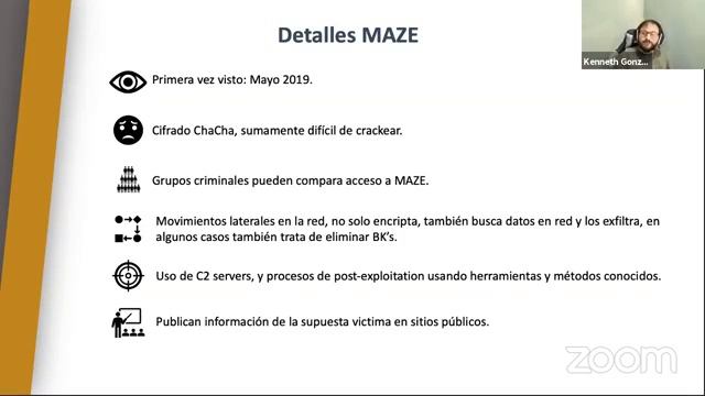 Ciberataques en la era del COVID19: Caso Maze смотреть онлайн