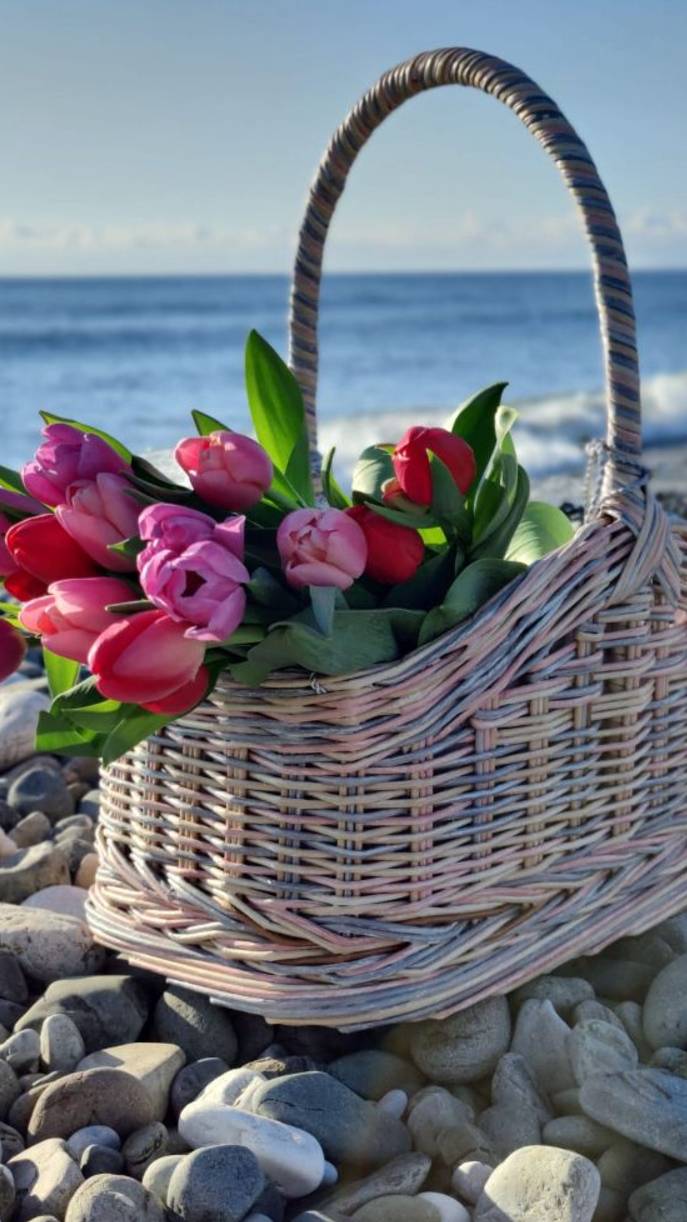 Весенне-корзинной красоты вам от моих учениц!🌸 смотреть онлайн