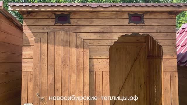 Хозблок с дровником. Видео демонстрация. смотреть онлайн
