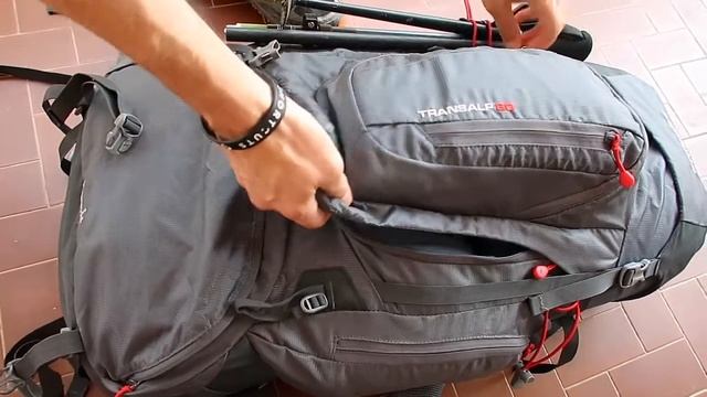 Le tasche dello zaino Ferrino Transalp 60 смотреть онлайн