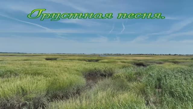 Грустная песня.