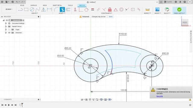 Fusion 360 Tutorial for Beginners Extrude - Exercise 39 смотреть онлайн