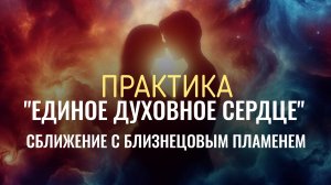 ПРАКТИКА слияния с Близнецовым Пламенем «Единое Духовное сердце».