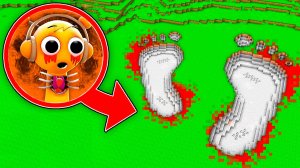 ЗАЧЕМ ОРАНЖЕВЫЙ СПРУНКИ ГИГАНТ ОСТАВИЛ ЭТИ СЛЕДЫ ОКОЛО МОЕГО ДОМА В МАЙНКРАФТ?!