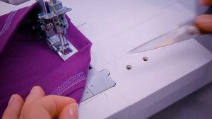 Как пользоваться распошивальной машиной Bernette b62 AIRLOCK – Настройка стежка и пробное шитье