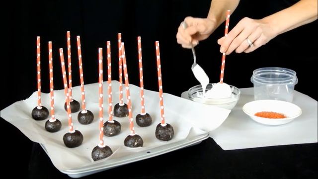 Oreo Cake Pops No Bake Valentine's Day - DIY