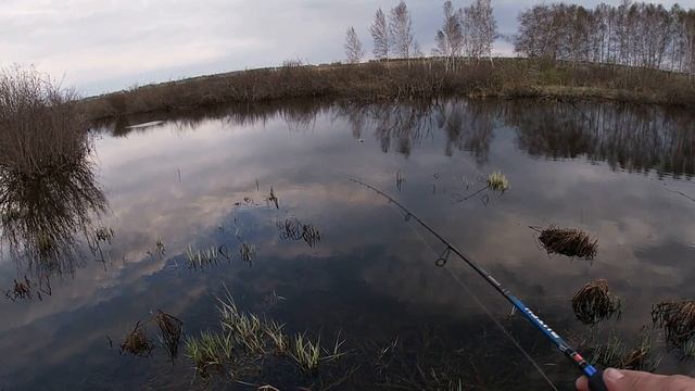 Ловля щуки на спиннинг! Щука на воблеры. Микроречка радует. смотреть онлайн