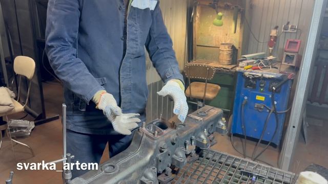 04-03-2025 Сварка чугунного коллектора с водяным контуром смотреть онлайн