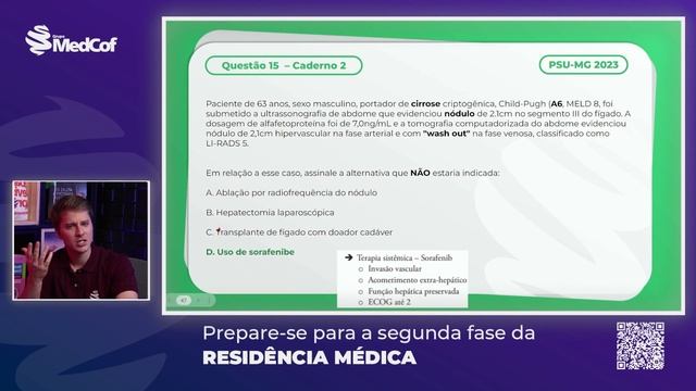 CORREÇÃO PROVA RESIDÊNCIA MÉDICA - PSU-MG 2023 R3 CIRURGIA смотреть онлайн