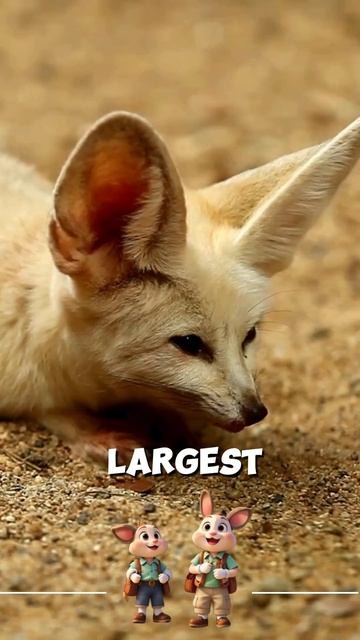 Fennec Fox : SMALLEST FOX (Biggest Ear) #fennecfox #fox #animal #desert смотреть онлайн