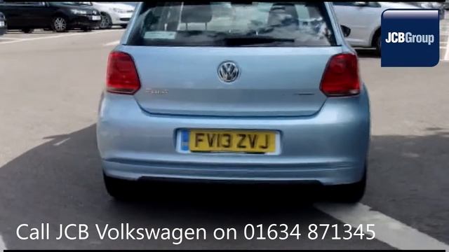 2013 Volkswagen Polo BLUEMOTION TDI 1.2l Glacier Blue Metallic FV13ZVJ for sale at JCB VW Medway смотреть онлайн