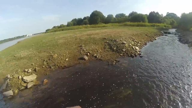 SUP across Daugava river - Yi Camera смотреть онлайн