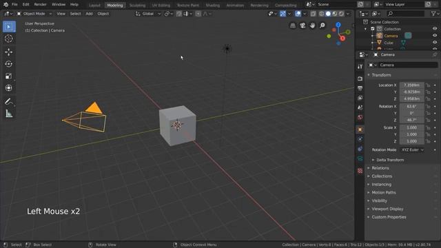 Object and Edit Mode in Blender 2.83 | Blender 2.83 Fundamentals смотреть онлайн