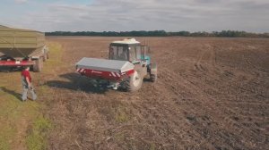 Обзор, настройка и запуск распределителя минеральных удобрений KVERNELAND Exacta-HL 1500