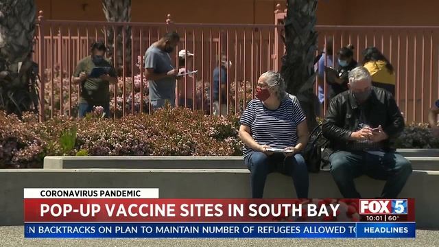 Pop-up vaccine sites in hardest-hit San Diego communities смотреть онлайн