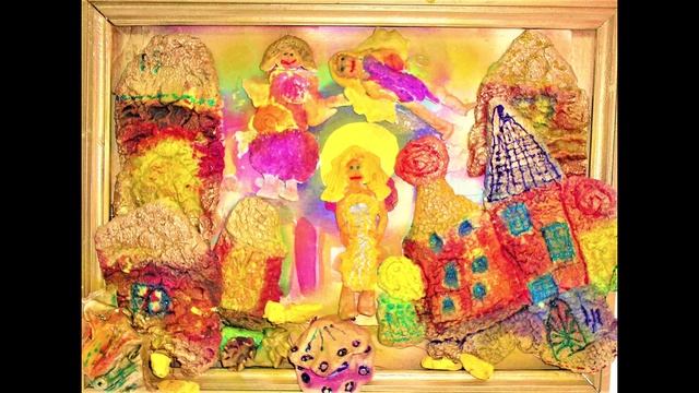 Exhibition of Modeling,batik,paperboard,Collective paintings 🖼️🖌️🖼️ Color stories,Выставка Лепка