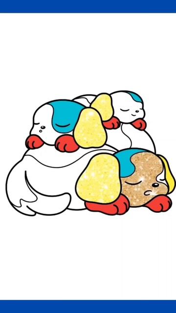 Coloring puppies #shorts смотреть онлайн