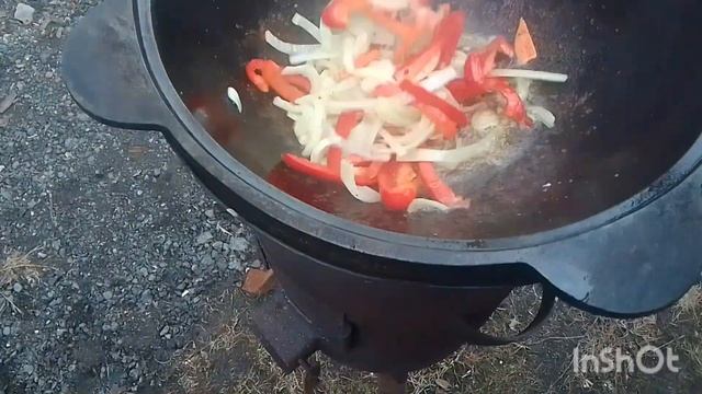 РЕЦЕПТ ДЛЯ ПРИГОТОВЛЕНИЯ В КАЗАНЕ!!! 🌰🍠🍖🍛 смотреть онлайн