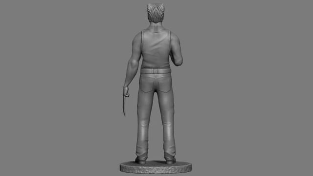 Hugh Jackman | wolverine ZBrush Sculpt - Full Body смотреть онлайн