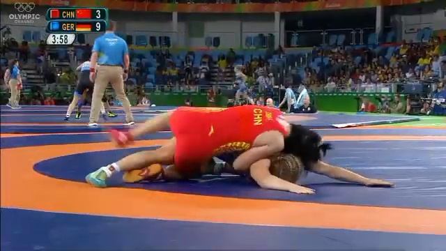 Aline Focken (GER) df. Feng Zhou (CHN), 11-3// Olympics Games/Women's Freestyle 69kg 1/8 final смотреть онлайн