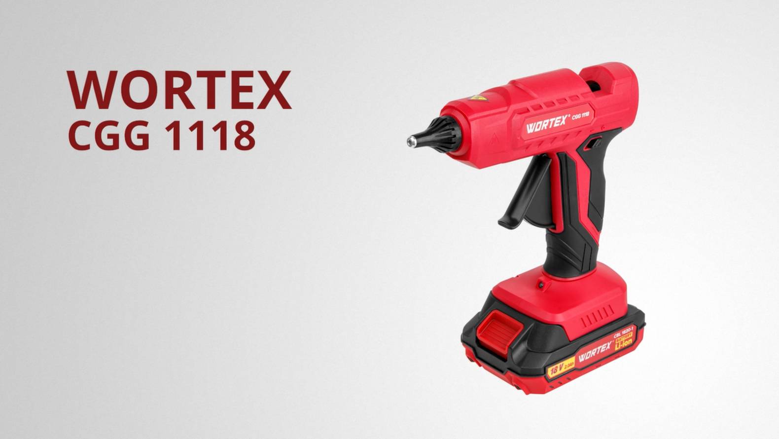 WORTEX CGG 1118 Аккумуляторный клеевой пистолет смотреть онлайн