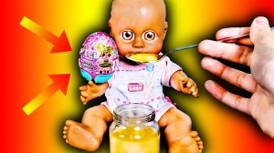 Куклы Пупсики Артёмка и Амелия пупс кушает Развивающие видео для Детей