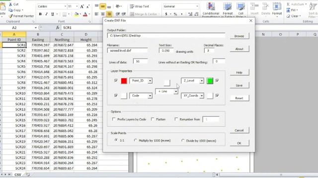 How to create dxf file by excel data смотреть онлайн