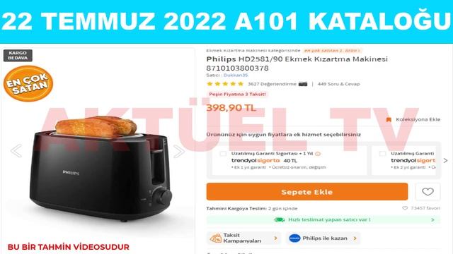 ✅İLK İZLEYİN ✅ | A101 22 TEMMUZ 2022 | A101 KATALOGDAN | A101 İNDİRİM KAMPANYA | A101 AKTÜEL смотреть онлайн