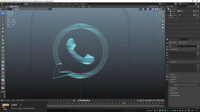 Belajar modeling 3d icon | Blender смотреть онлайн