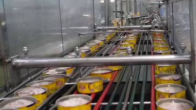 Удивительный процесс приготовления консервированного тунца смотреть онлайн