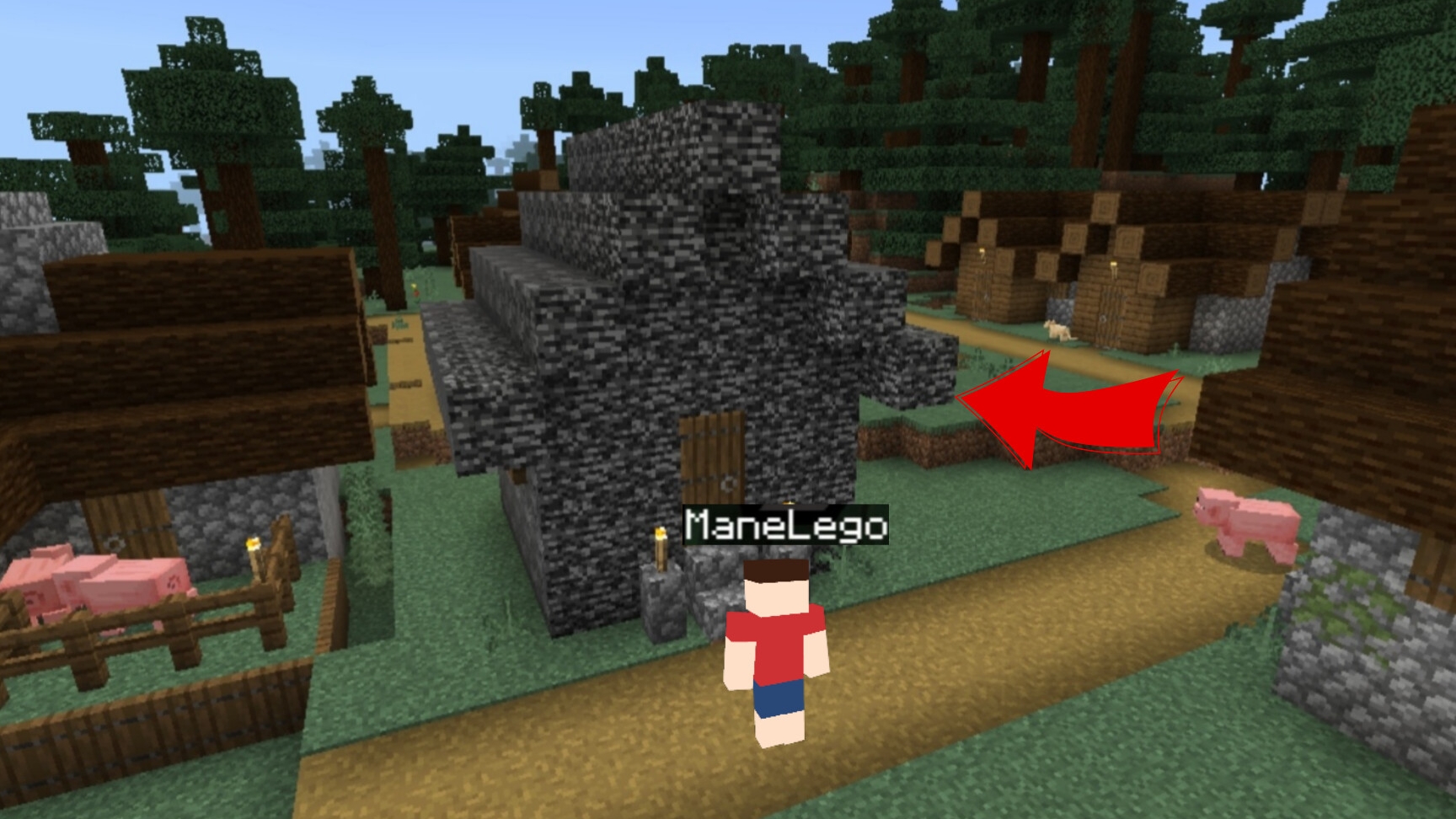 Мой дом стал из бедрока в Майнкрафте | ManeLego minecraft