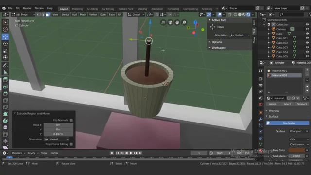 Blender 3d lowpoly isometric lab room modeling timelapse смотреть онлайн