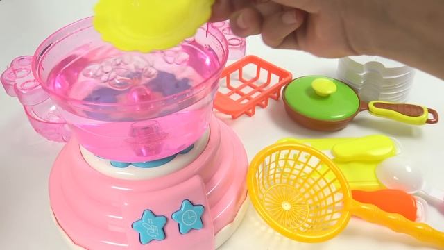 Satisfying with Unboxing Magic Elf Water 🍡Hot Pot Machine Glue Magic/So Cool/ ASMR No Talking смотреть онлайн