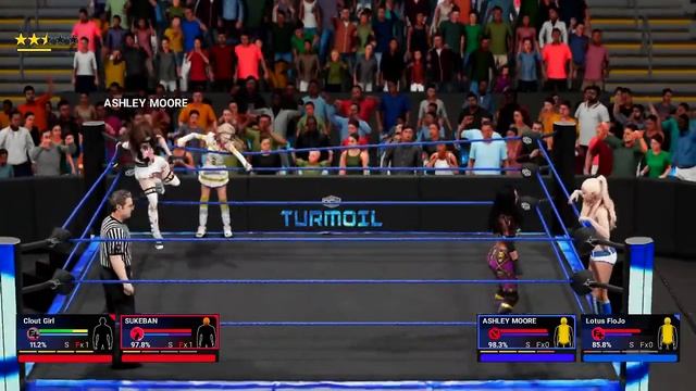 WWE 2K: OCW TURMOIL 244 - Magical Girl Gang vs Ashley Moore & Lotus Flojo смотреть онлайн