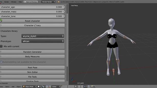blender character generator: MB-Lab смотреть онлайн