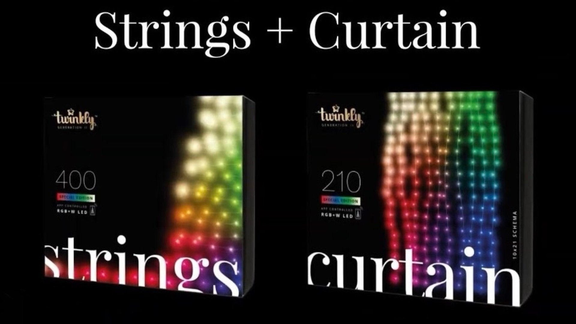 Christmas Decor Inspiration with Curtains & Strings | Twinkly смотреть онлайн