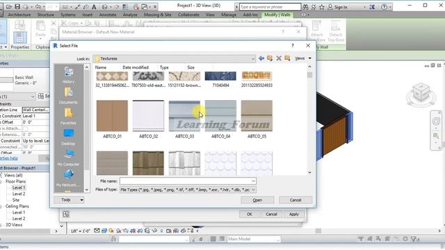How to create and apply your texture in Revit Architecture,How to add textures in Revit Architectur смотреть онлайн