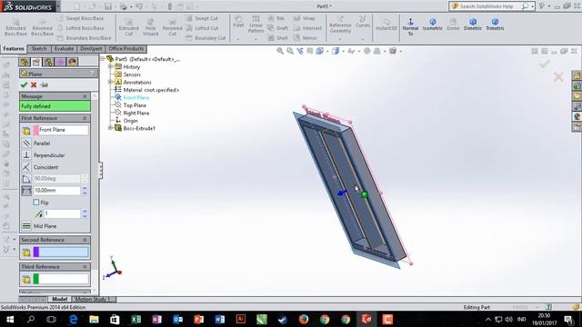 Solidworks - WINDOW FRAME - House смотреть онлайн