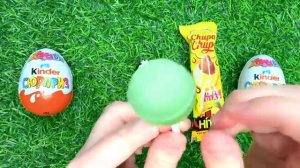 3 яйца Киндер-сюрприз, открывающиеся в режиме ASMR,