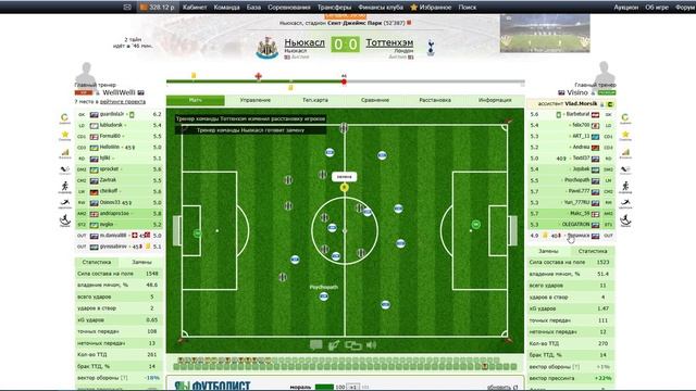 Ньюкасл 1:2 Тоттенхэм смотреть онлайн