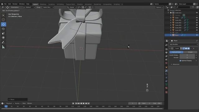 HOW TO MAKE GIFT BOX IN BLENDER 2.9 | how to make gift box in blender 3.0 | blender guru | cg geek смотреть онлайн