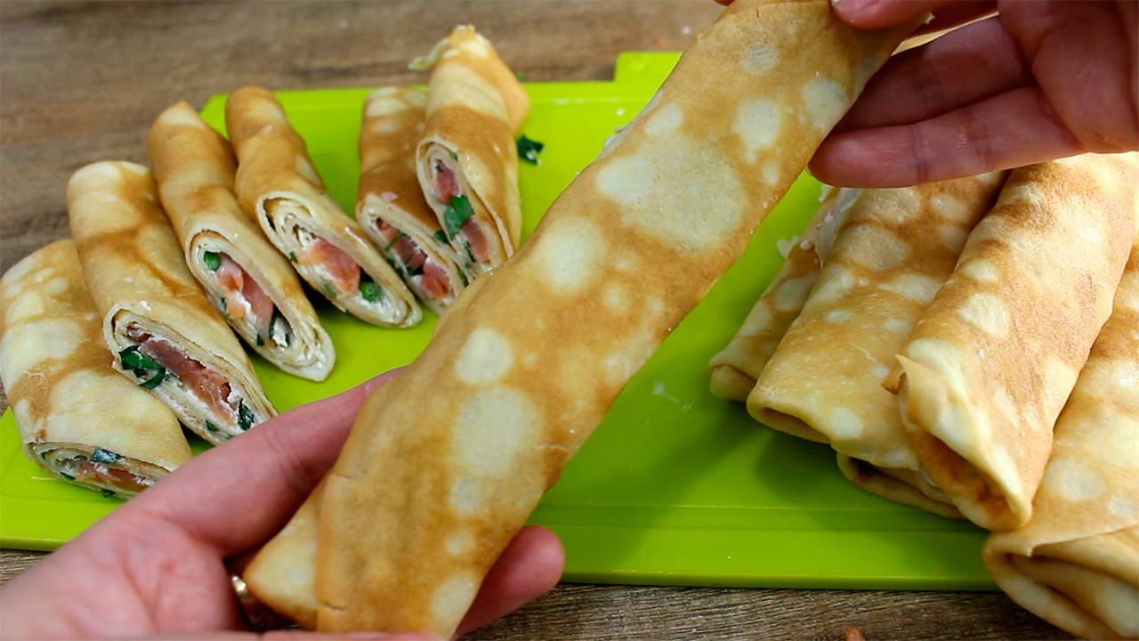 Вкусные Закусочные Блинчики / Простой Рецепт на Праздничный Стол смотреть онлайн