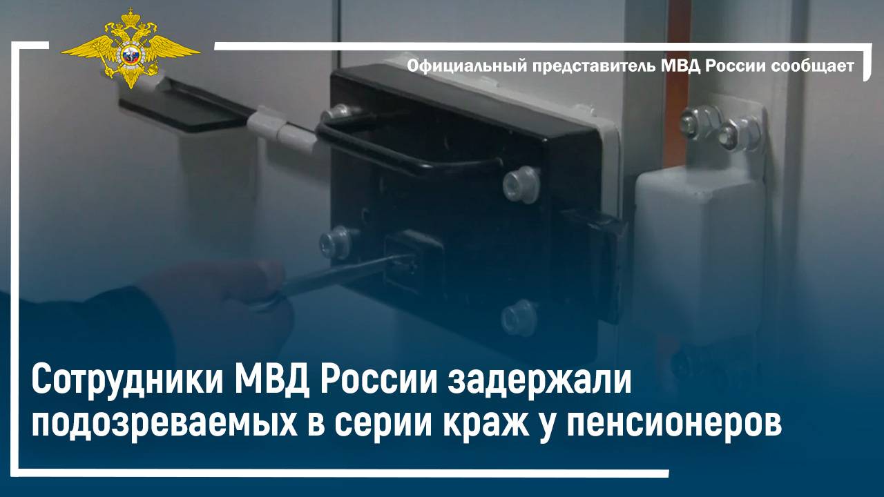 Сотрудники МВД России задержали подозреваемых в серии краж у пенсионеров смотреть онлайн