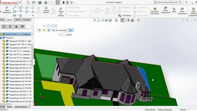 SOLIDWORKS Resource for Stimulating Pupil Interest Roof Geometry смотреть онлайн
