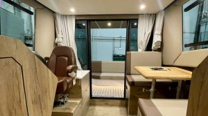 Интерьер алюминиевого катера Seamoone 870 на МБШ 25